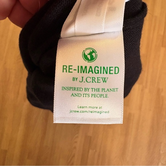 J.Crew Cotton-Cashmere Short Sleeve Sweater Black XS NWT - Picture 8 of 10